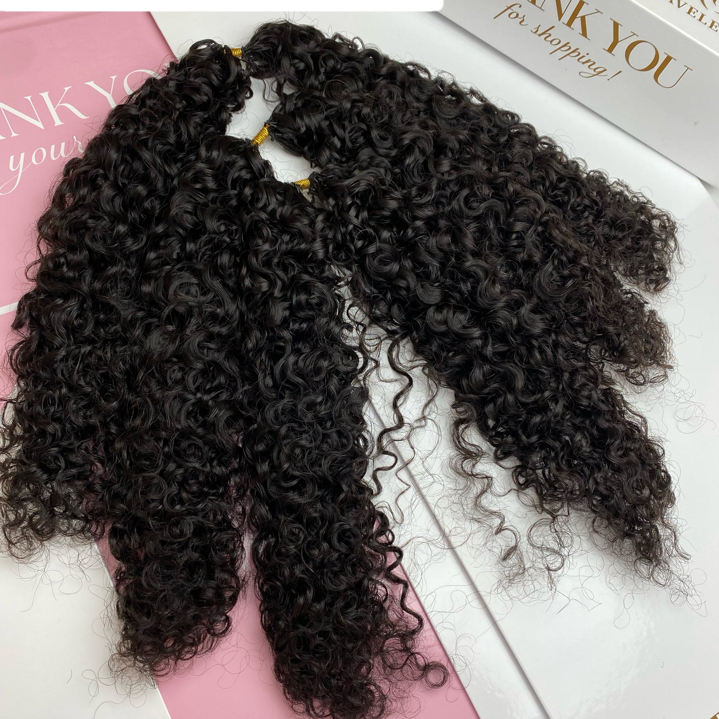 MavelesWigs Burmese Curly Crochet Hair