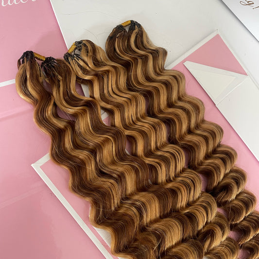 MavelesWigs 4P27 Piano Deepwave Crochet Hair