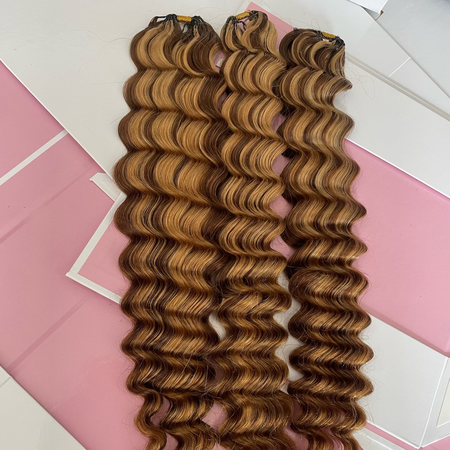 MavelesWigs 4P27 Piano Deepwave Crochet Hair