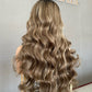 Raw Hair Piano Color Wig – Natural Highlight Straight Wave XR03