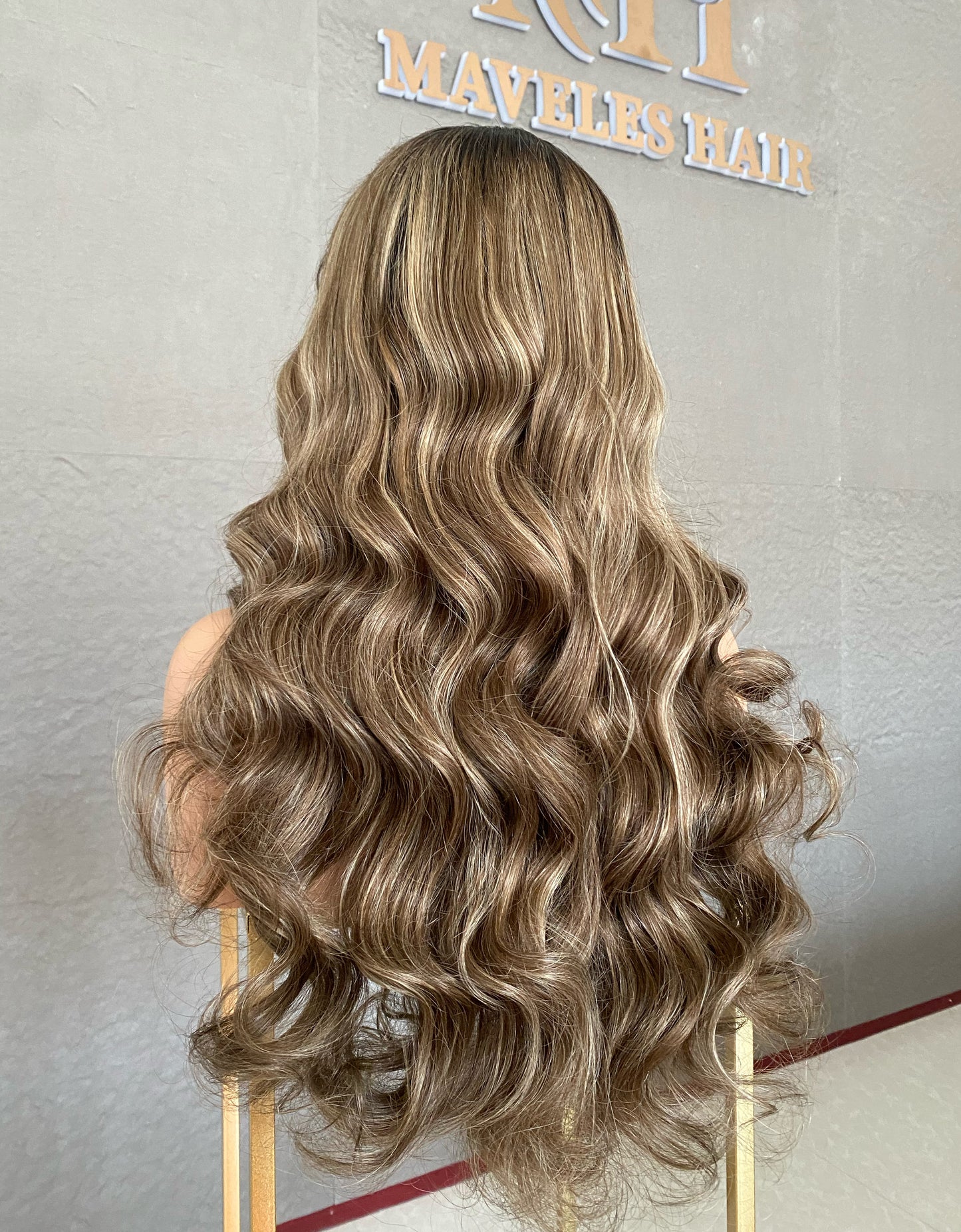 Raw Hair Piano Color Wig – Natural Highlight Straight Wave XR03