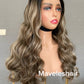 Raw Hair Piano Color Wig – Natural Highlight Straight Wave XR06