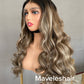 Raw Hair Piano Color Wig – Natural Highlight Straight Wave XR06