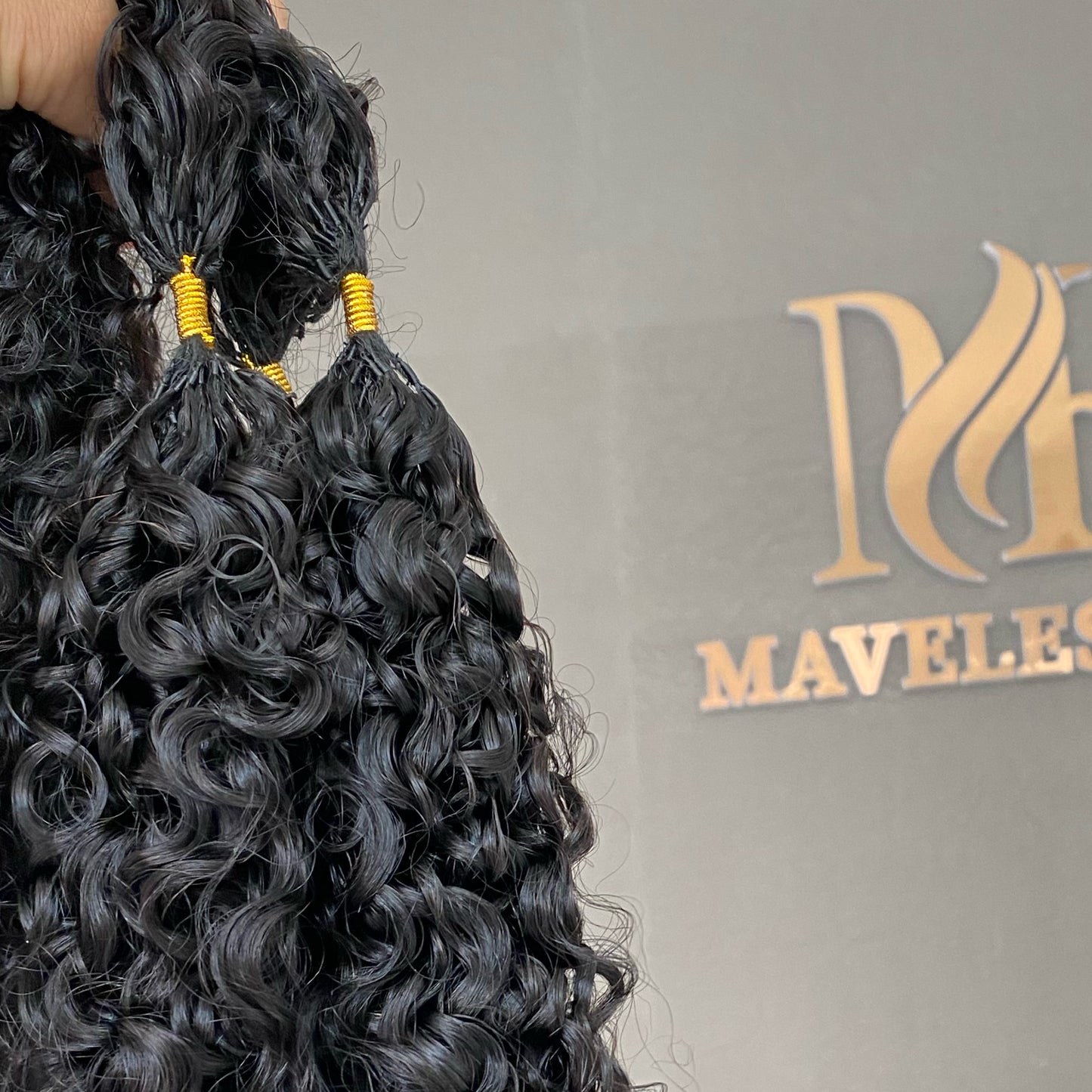 MavelesWigs Burmese Curly Crochet Hair