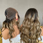 Raw Hair Piano Color Wig – Natural Highlight Straight Wave XR06