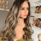 Raw Hair Piano Color Wig – Natural Highlight Straight Wave XR06